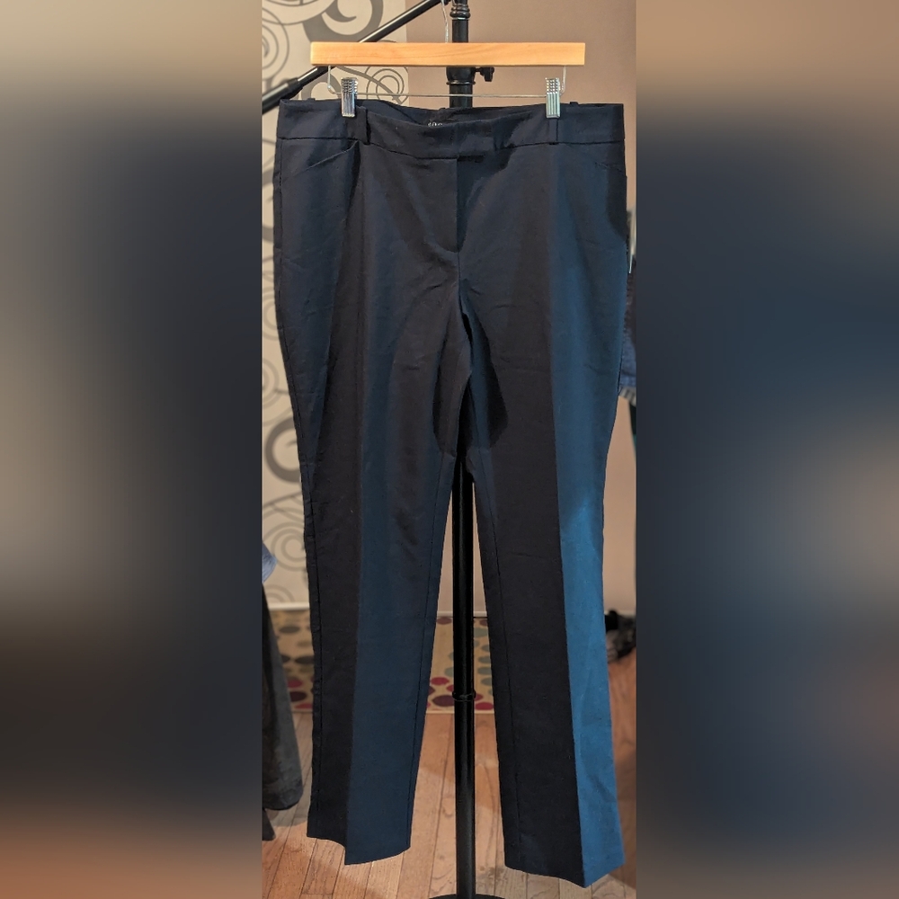 NWT Eloquii Navy Casual/Dress Pants - Size 16